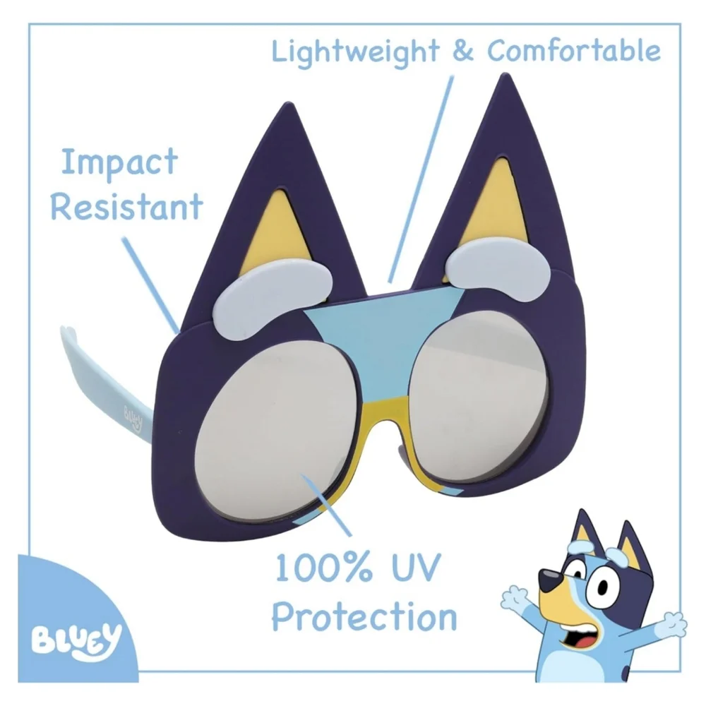 NEW Bluey Lil' Characters Sun-Staches Kids Sunglasses Licensed Character
